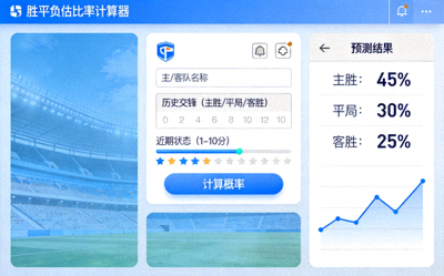 胜平负概率计算器详细界面展示